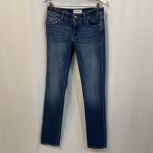 DL1961 Premium Coco Curvy Straight Pacific Mid Rise Denim Jeans 27